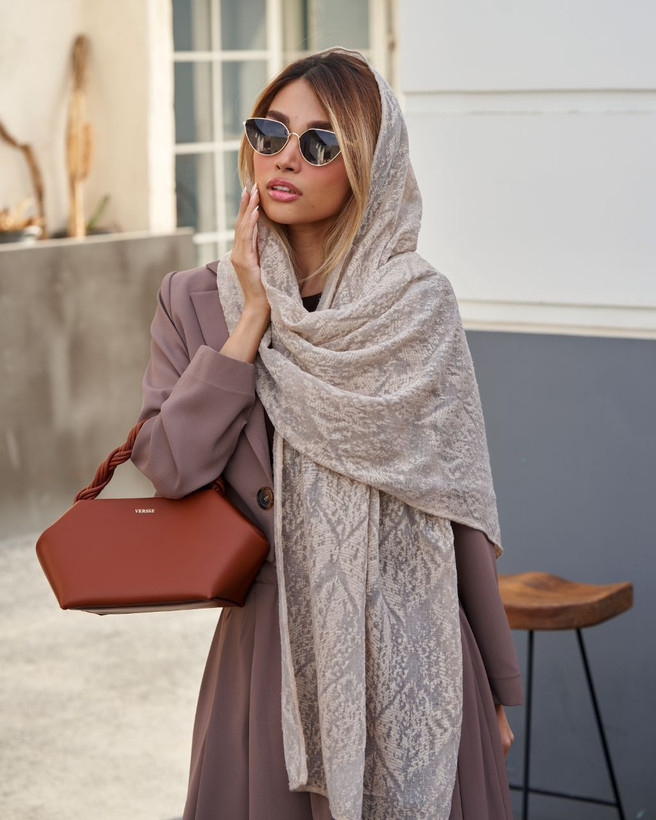 شال مخمل برگی وارداتی رنگبندی(۱۰رنگ)