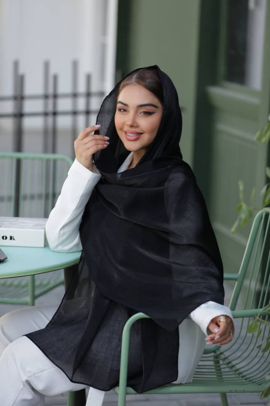 شال ژانژانساده رنگی رنگبندی(۸عددی)