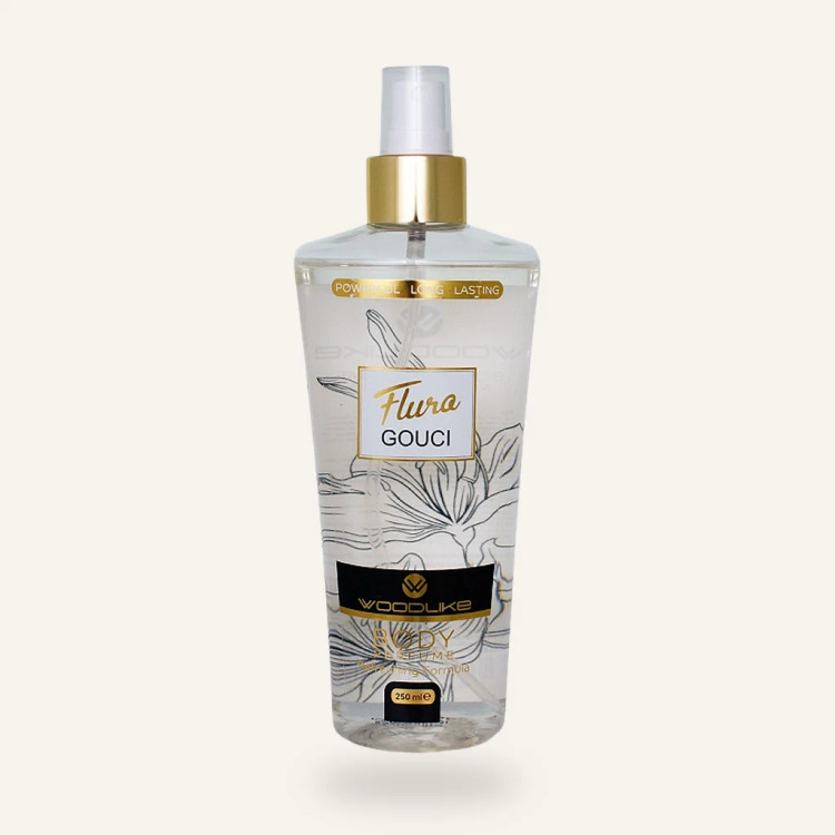 بادی اسپلش زنانه وودلایک مدل Flora Gouchi حجم 250 میلی لیتر