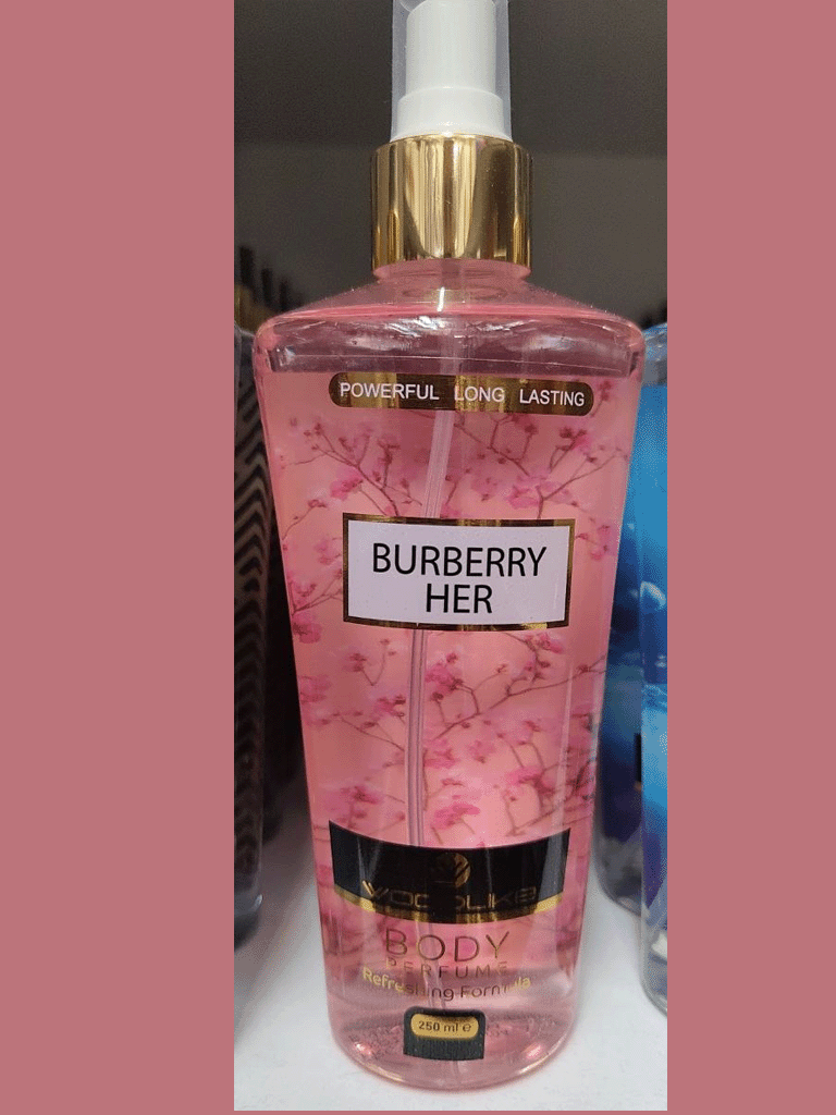 بادی اسپلش زنانه وودلایک مدل Burberry Herحجم ۲۵۰ میلیلیتر