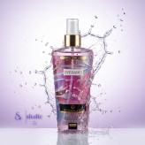 نمای نزدیک از برچسب Woodlike Body Perfume Evedanci
