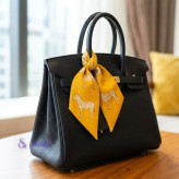 دستمال گردن ابریشمی زنانه طرح دار