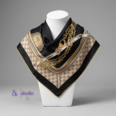روسری کوچک 70 در 70 طرح کمربندی