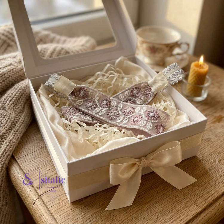 هدبند کشی با طرح سنتی مناسب برای هدیه