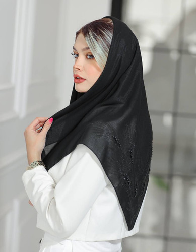 روسری دنیز کارشده طرحبندی (5 طرح)