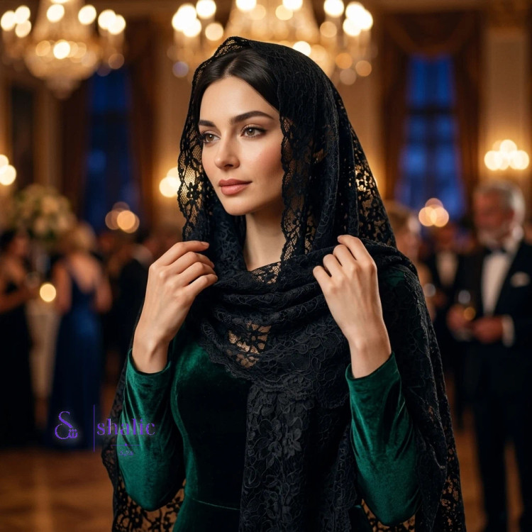شال گیپور تور طرحدار مجلسی وارداتی