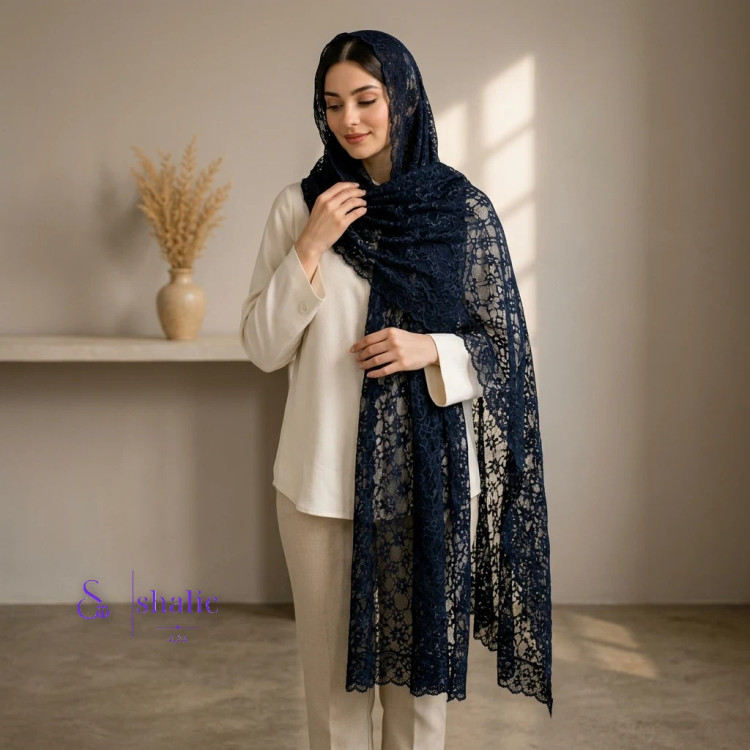 شال گیپور تور طرحدار مجلسی وارداتی