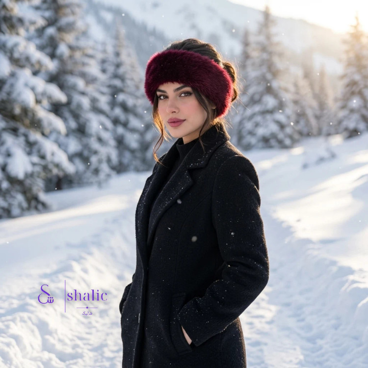هدبند خز بلند روسی زنانه - ۶ رنگ متنوع و شیک برای زمستان