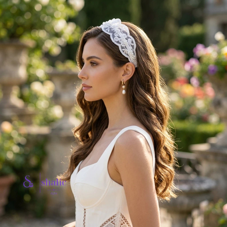 تل سر زنانه طرح گیپور